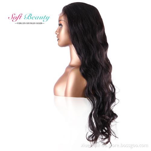 Hot Selling Brazilian Upart Short 613 Front HD Closure for Black Women Pre Plucked Bleached Knots Human Hair Lace Wig